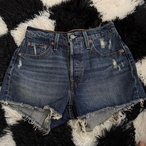 Levi’s 501 Distressed Denim Women Shorts